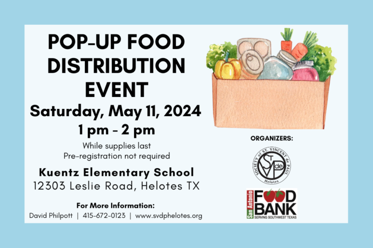 Pop Up Food Distribution Event